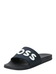 BOSS Badeschuh Kirk navy/weiß