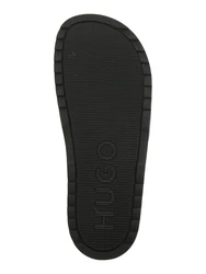 HUGO Pantolette 'Match It Slid' rot/schwarz