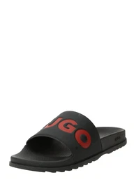 Pantolette 'Match It Slid' rot / schwarz