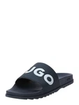 HUGO Pantolette 'Match It Slid' dunkelblau/offwhite