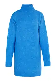 Pletena haljina plava