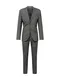 JACK & JONES Anzug 'FRANCO' grau / dunkelgrau