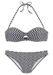Bikiny černá / bílá