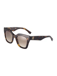 Sonnenbrille karamell / dunkelbraun / gold