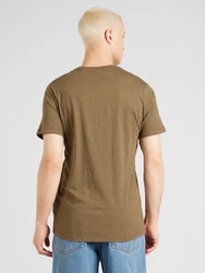 KnowledgeCotton Apparel T-Shirt (GOTS) oliv