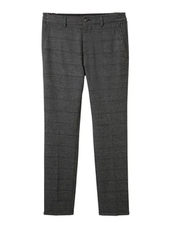 TOM TAILOR Hose grau/schwarz