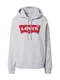 LEVI'S  Mikina 'Graphic Standard Hoodie'  šedý melír / karmínově červené
