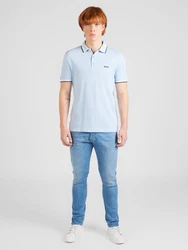 BOSS Poloshirt 'Paddy' navy/hellblau/wei (10241663)