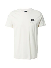 T-Shirt 'Slowpresso' schwarz / offwhite