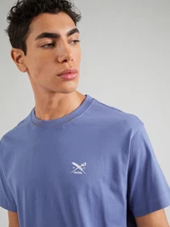 Iriedaily T-Shirt blau/weiß