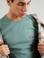 Iriedaily T-Shirt 'Peaceride' grün