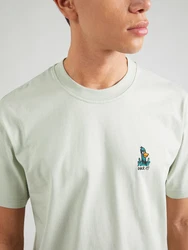 Iriedaily T-Shirt 'What The Duck' trkis/anthrazit/pastellgrn/wei