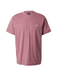 Iriedaily T-Shirt flieder/weiß