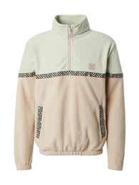 Sweatshirt 'Monte Noe' nude / pastellgrün / schwarz
