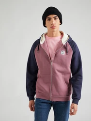 Iriedaily Sweatjacke De College 2 navy/altrosa