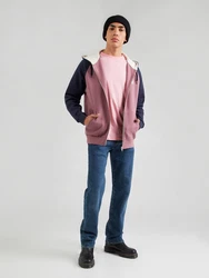 Iriedaily Sweatjacke De College 2 navy/altrosa