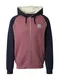 Iriedaily Sweatjacke 'De College 2' navy / altrosa