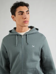 iriedaily Sweatjacke Mini Flag 2 dunkelgrn/wei
