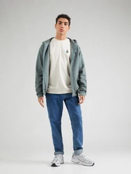 iriedaily Sweatjacke Mini Flag 2 dunkelgrn/wei