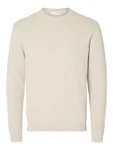 SELECTED HOMME Rundhalspullover SLHDANE ecru SELECTED HOMME Rundhalspullover SLHDANE ecru