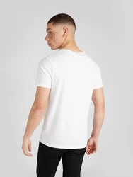 OLYMP T-Shirt Casual mit Rollkante am Ausschnitt 560142
