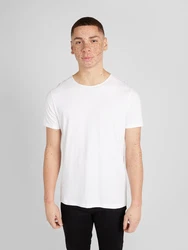 OLYMP T-Shirt Casual mit Rollkante am Ausschnitt 560142