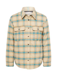 Jacke beige / blau / schwarz