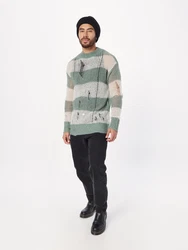 ABOUT YOU Limited Pullover 'Leo' grn/wei