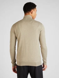 SELECTED HOMME Rundhalspullover Berg pastellgrn