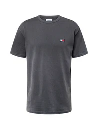 T-Shirt 'Classic' dunkelgrau / rot / wei