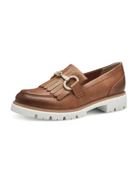 Slip On cipele konjak / zlatna