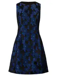 Koktejlové šaty modrá / černá