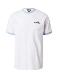 T-Shirt 'Meduno' navy / hellblau / orange / wei
