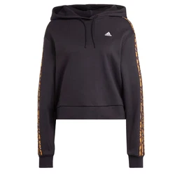 Sportska sweater majica 'Essentials' cappuccino / crna / bijela