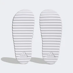 ADIDAS PERFORMANCE Pantolette 'Adilette' silber/weiß