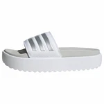 ADIDAS PERFORMANCE Pantolette 'Adilette' silber/weiß