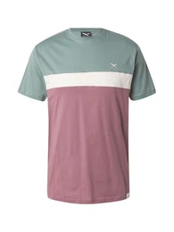 T-Shirt 'Court' grn / mauve / wei / offwhite