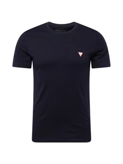 GUESS T-Shirt marineblau/rot/schwarz/weiß
