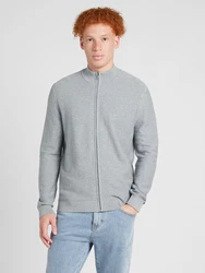 OLYMP Strickjacke 530246 graumeliert