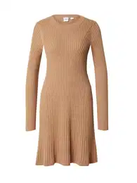 Pletena haljina boja devine dlake (camel)