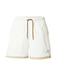 Kalhoty cappuccino / černá / bílá