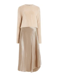 Šaty 'MEGAN' béžová