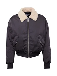 Jacke 'Timo' anthrazit / wollwei