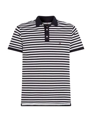Tommy Hilfiger Poloshirt Core 1985 1985 SLIM POLO nachtblau/weiß