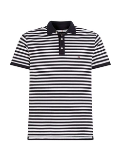 Tommy Hilfiger Poloshirt Core 1985 1985 SLIM POLO nachtblau/weiß
