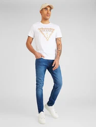 GUESS T-Shirt gelb/gold/weiß