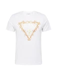 GUESS T-Shirt gelb/gold/weiß