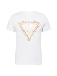 T-Shirt gelb / gold / wei