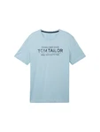 TOM TAILOR T-Shirt mit Frontprint navy/hellblau