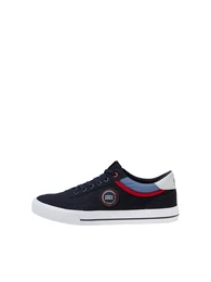 Sneaker 'JAY' navy / blue denim / rot / wei